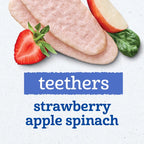 Gerber Strawberry Apple Spinach Gentle Teething Wafers｜草莓蘋果菠菜嬰兒磨牙小食