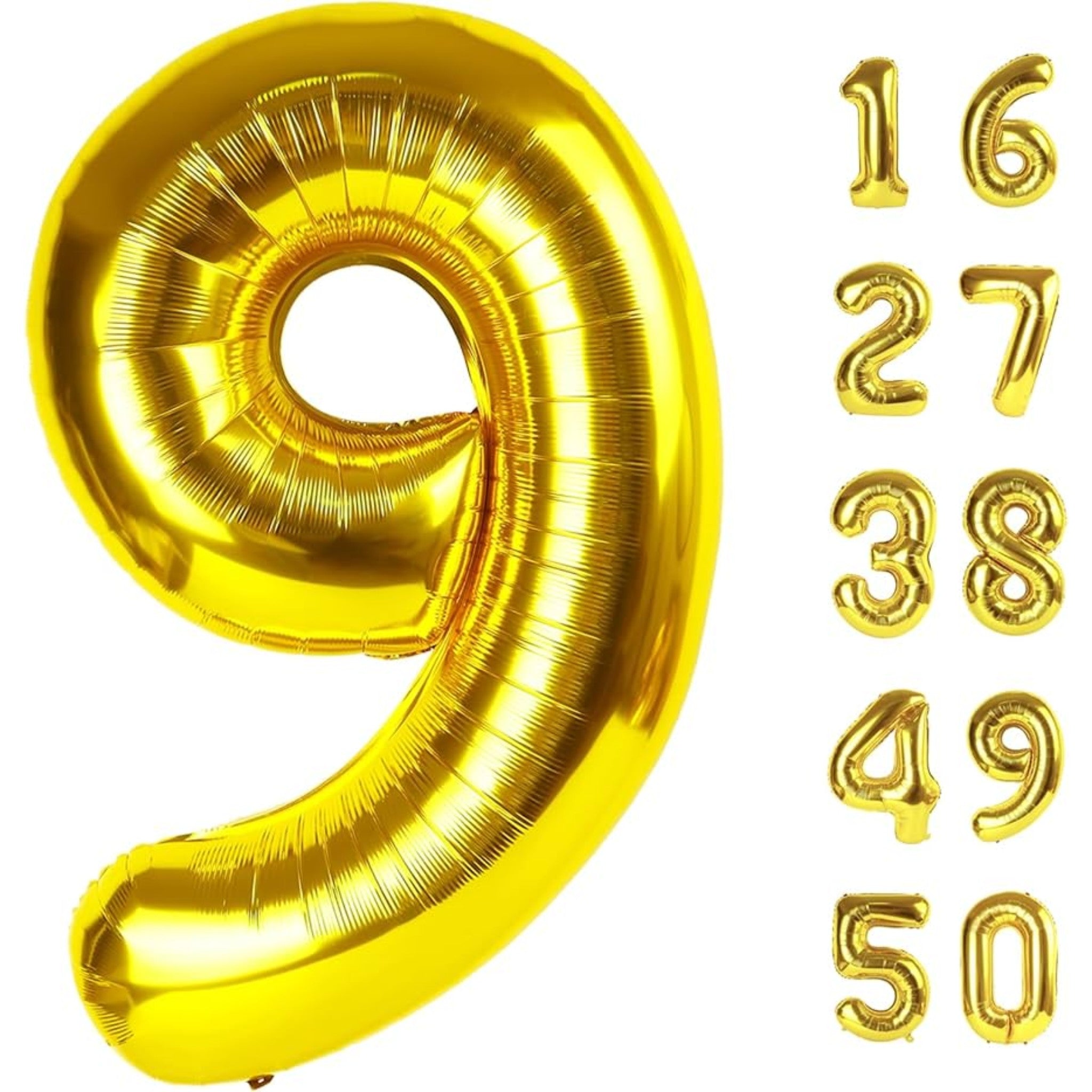 金色數字鋁膜氣球生日派對佈置