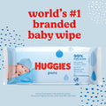 Huggies 99% 純水嬰兒濕紙巾 56片裝 英國製