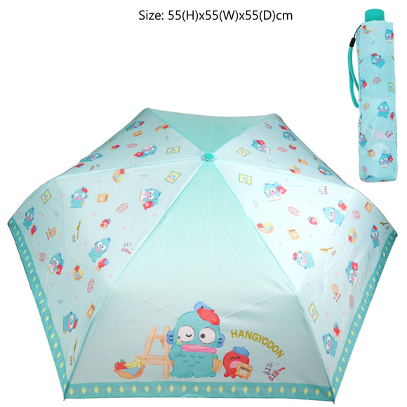 Hangyodon UV摺疊晴雨傘,快乾布