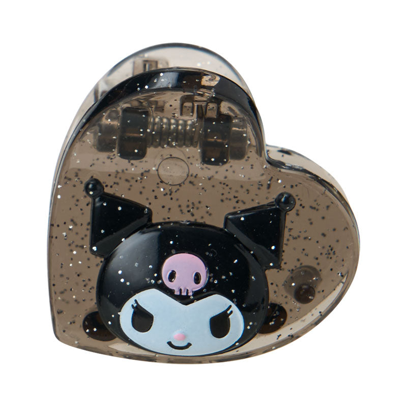 Sanrio Kuromi 心形髮夾4枚入