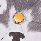 Kusuguru Japan藍眼灰白貓咪插畫晴雨傘