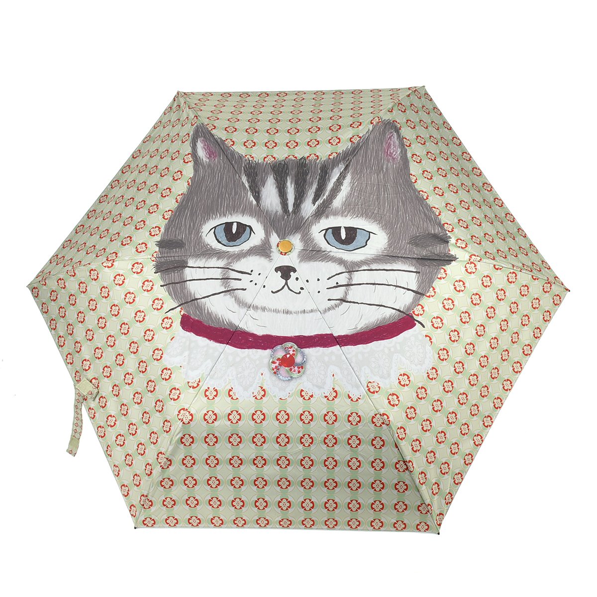 Kusuguru Japan日系貓咪晴雨兩用傘55cm