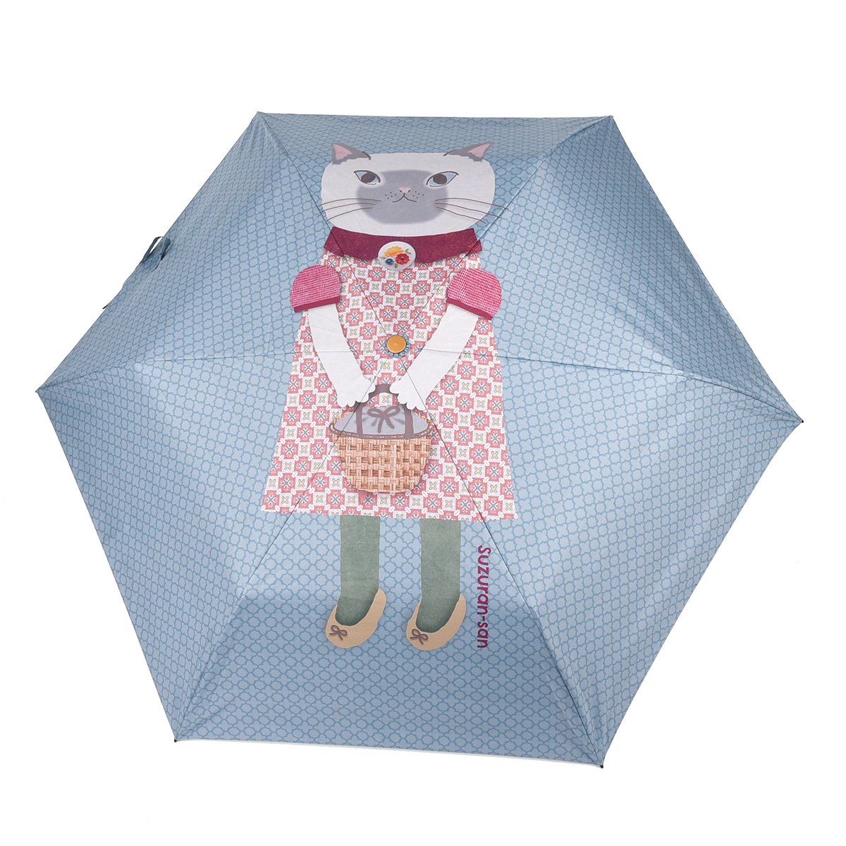 Kusuguru Japan日系貓咪晴雨兩用傘55cm