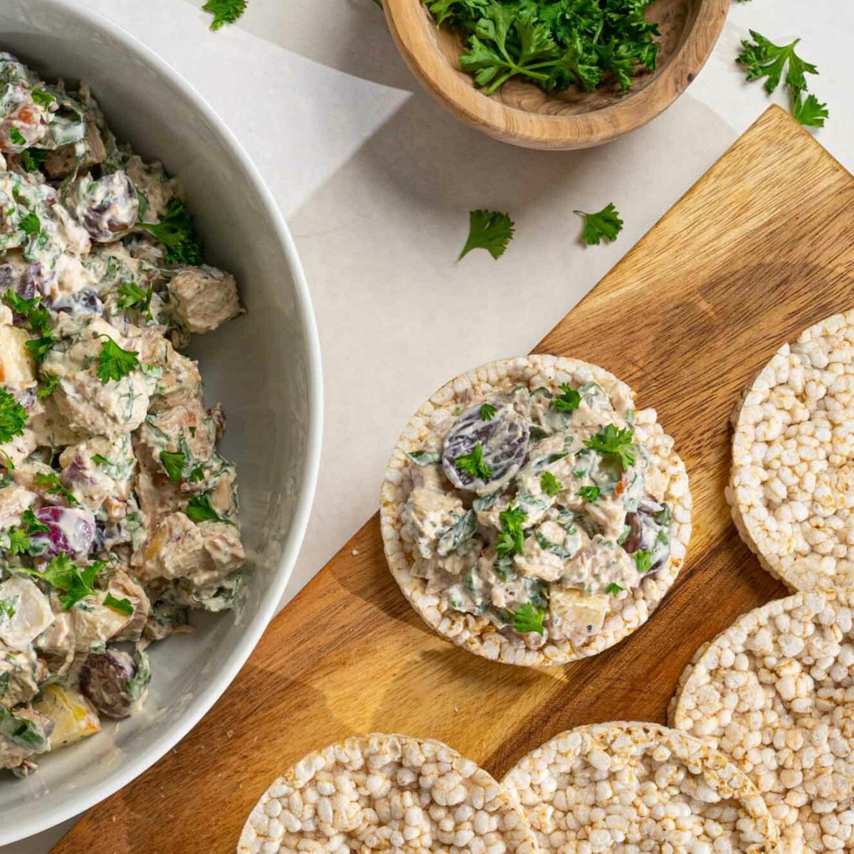 Lundberg 有機羅勒百里香薄脆米餅168g｜Organic Basil & Thyme Thin Rice Cakes