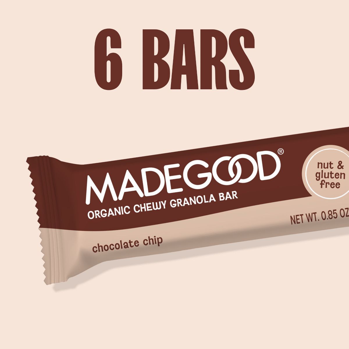 MadeGood Chocolate Chip Granola Bars 加拿大製有機零食