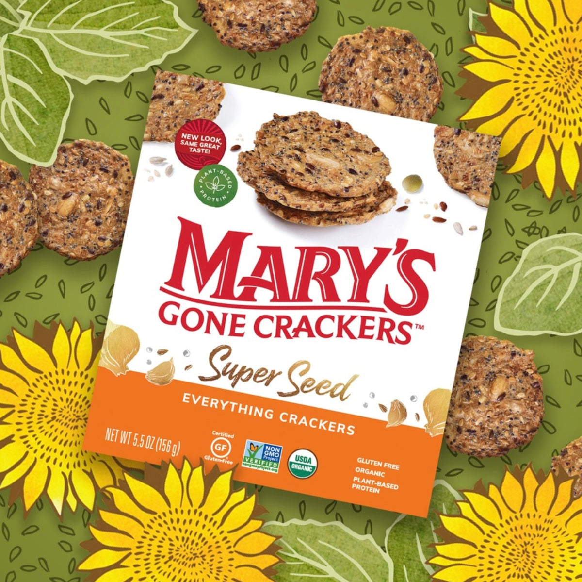Mary's Gone Organic Super Seed Everything Crackers 有機全配種籽脆餅 156g