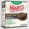 Mary's Gone Organic Super Seed Seaweed Black Sesame Crackers 海苔黑芝麻有機超級種籽脆餅 156g