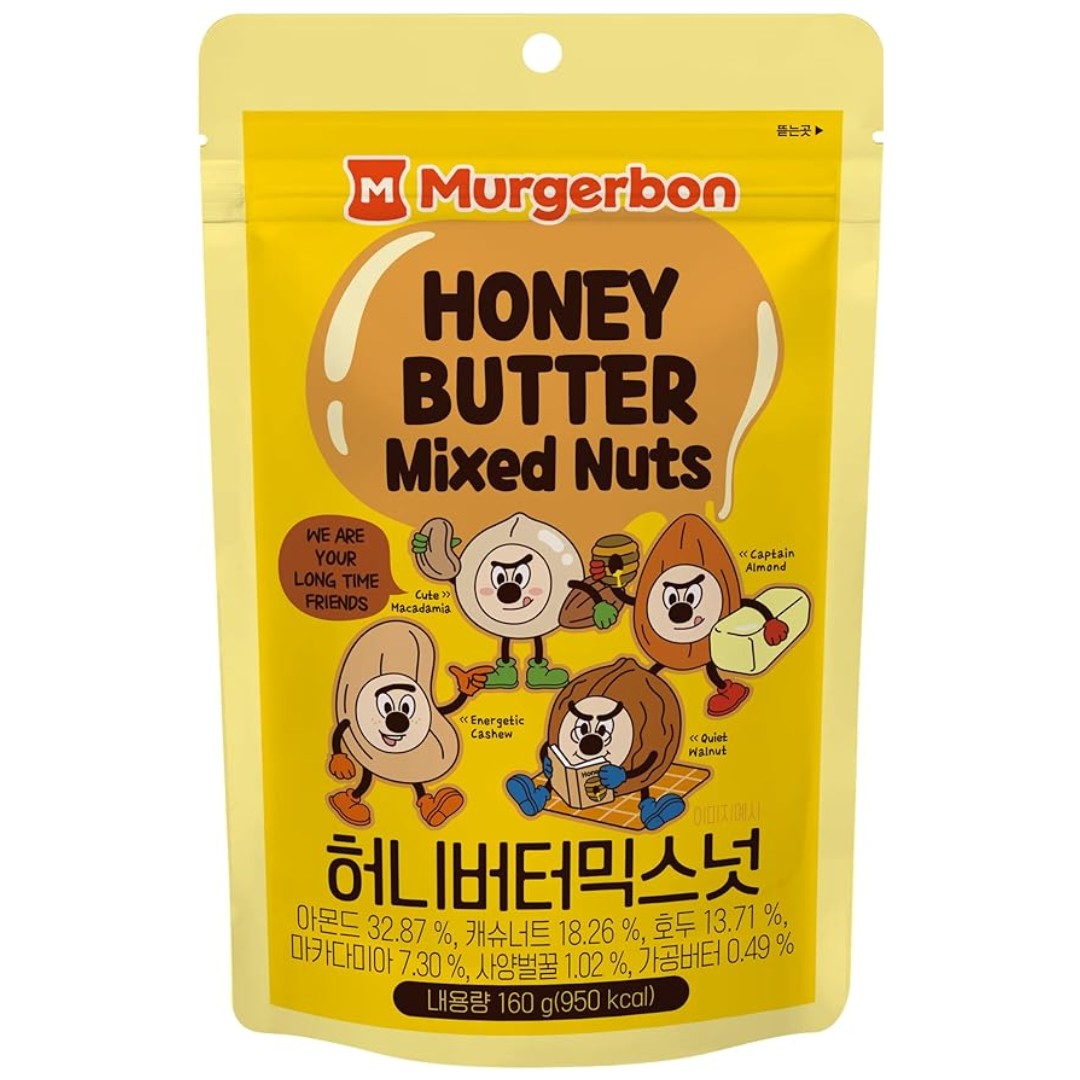Murgerbon蜂蜜牛油綜合堅果 杏仁腰果核桃夏威夷果