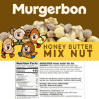 Murgerbon蜂蜜牛油綜合堅果 香脆堅果零食160g