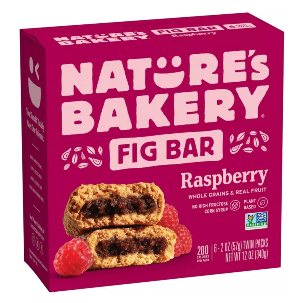 Nature's Bakery Raspberry Fig Bars 覆盆子無花果軟心果條 6盒裝
