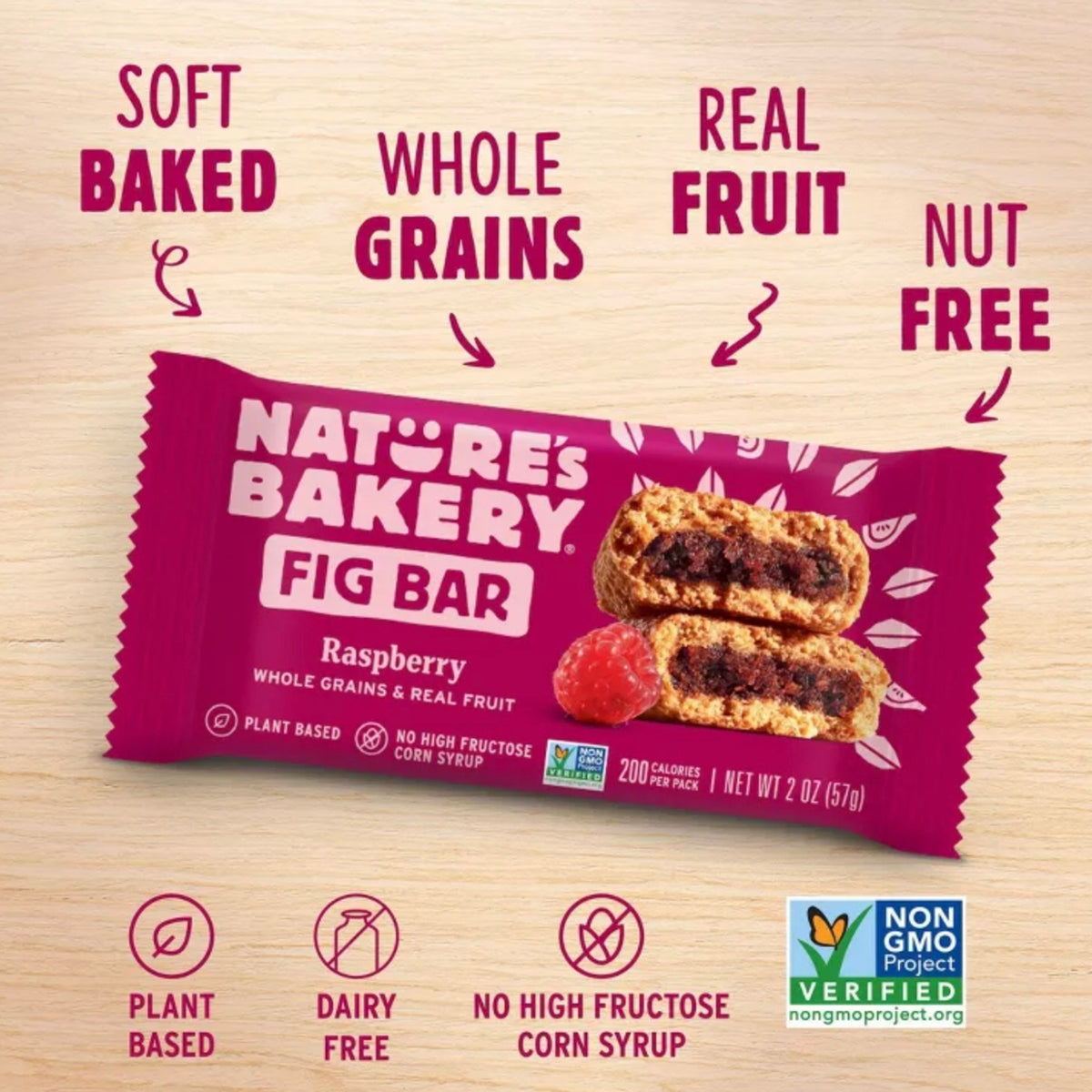 Nature's Bakery Raspberry Fig Bars 全麥覆盆子無花果果條
