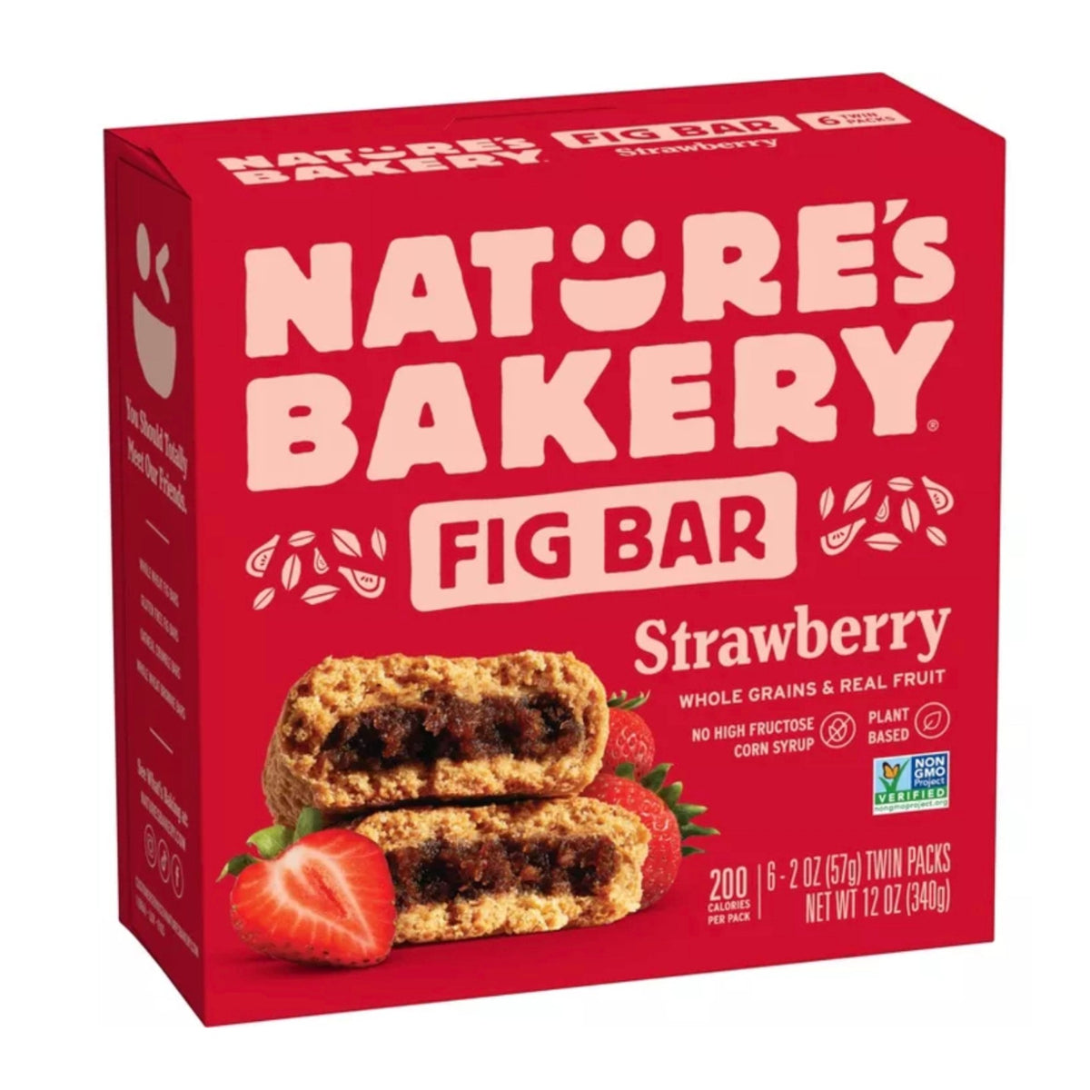 Nature's Bakery Strawberry Fig Bars 士多啤梨無花果軟心穀物餅 美國製 6盒裝
