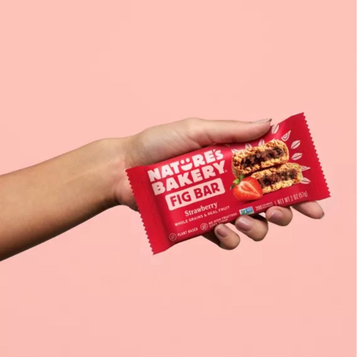 Nature's Bakery Strawberry Fig Bars Twin Pack 獨立包裝士多啤梨無花果軟心果條
