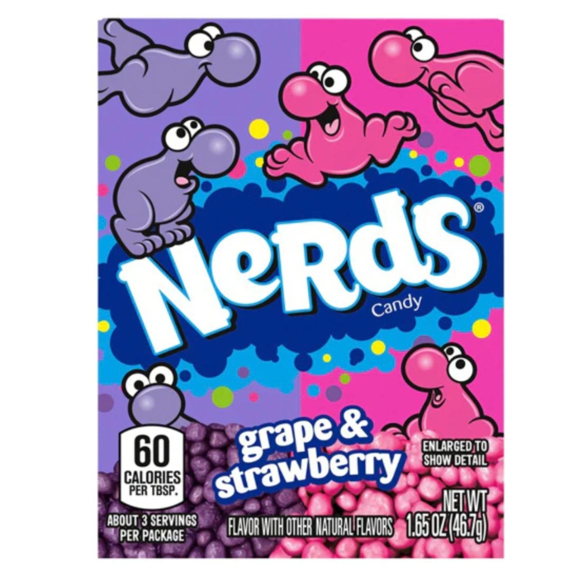 Nerds Candy Grape Strawberry 葡萄草莓味脆糖 美國經典糖果 46g