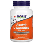 NOW Foods 乙醯左旋肉鹼750mg 90片｜Acetyl-L-Carnitine｜美國製