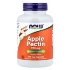 NOW Foods 蘋果果膠 Apple Pectin 700mg 120粒素食膠囊正面產品圖
