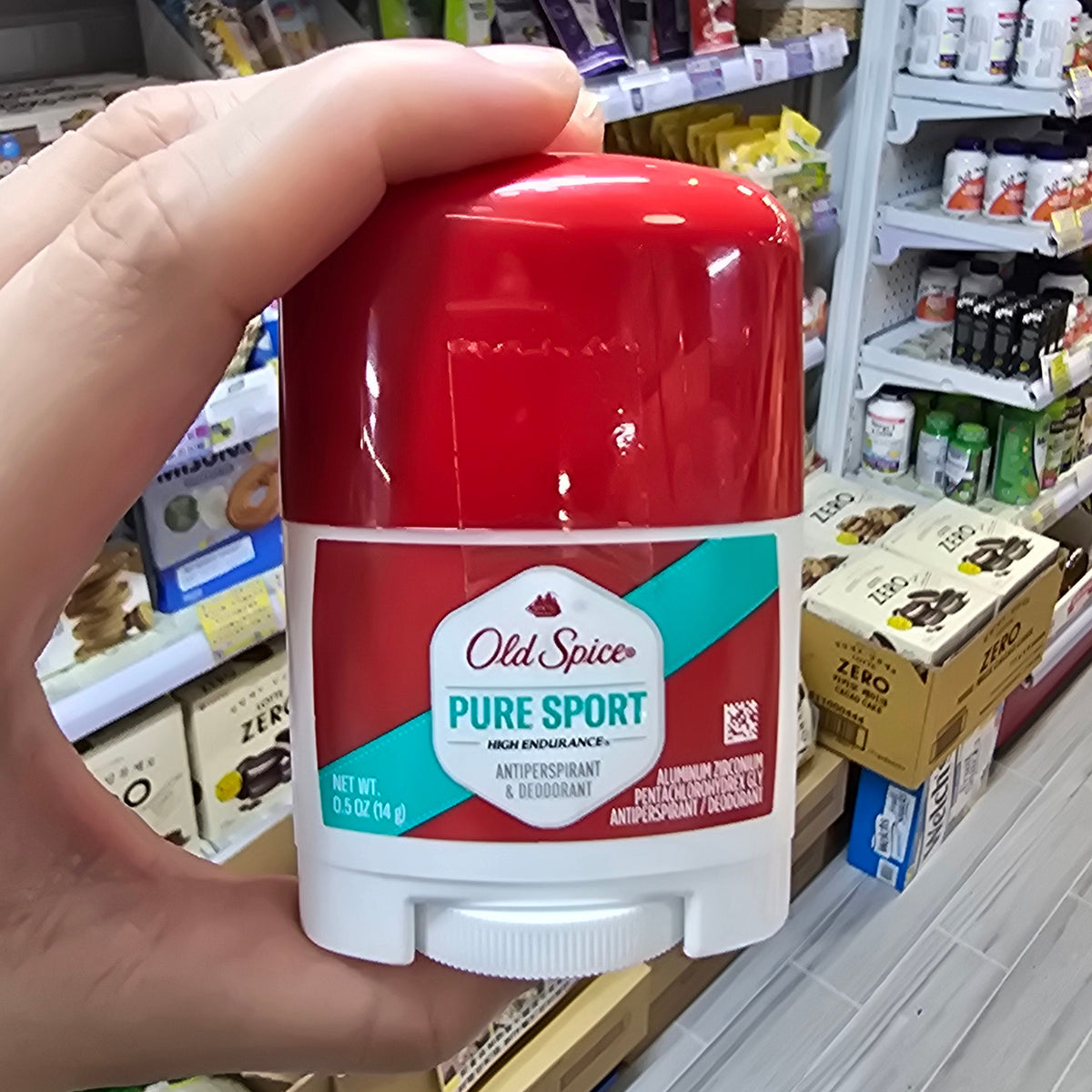 Old Spice Pure Sport 男士長效除臭棒 14g｜High Endurance 便攜裝
