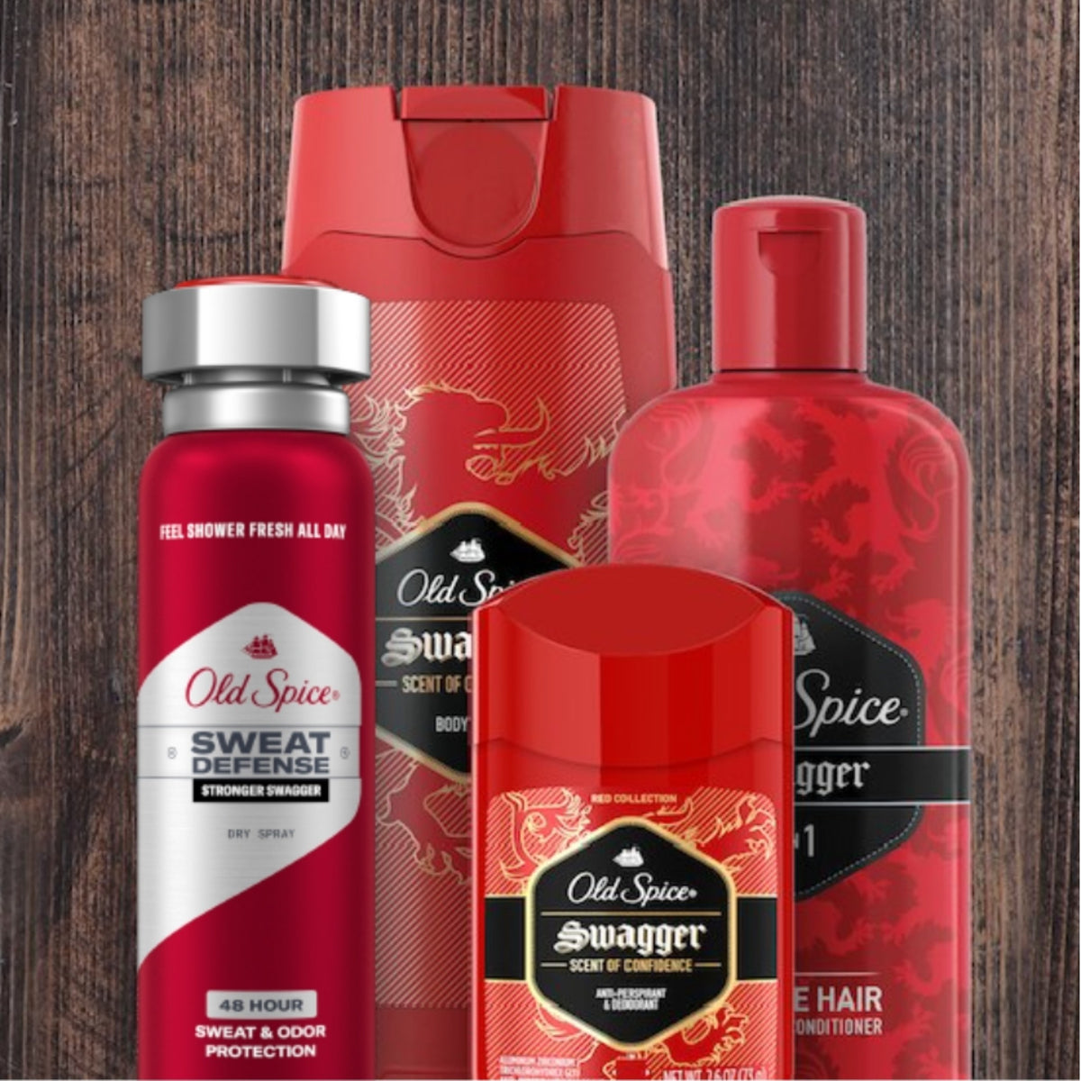 Old Spice Swagger Body Wash 24 fl oz｜709ml男士沐浴露｜Red Collection
