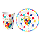 紙杯紙碟-Happy Birthday