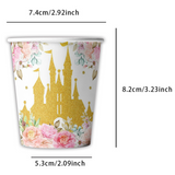 紙杯紙碟-金色城堡