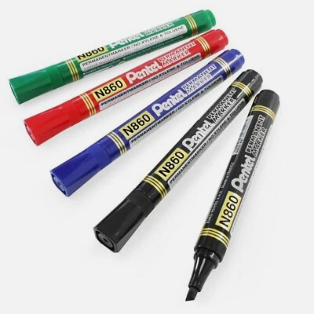 Pentel N860 Permanent Marker 斜咀箱頭筆永久性記號筆