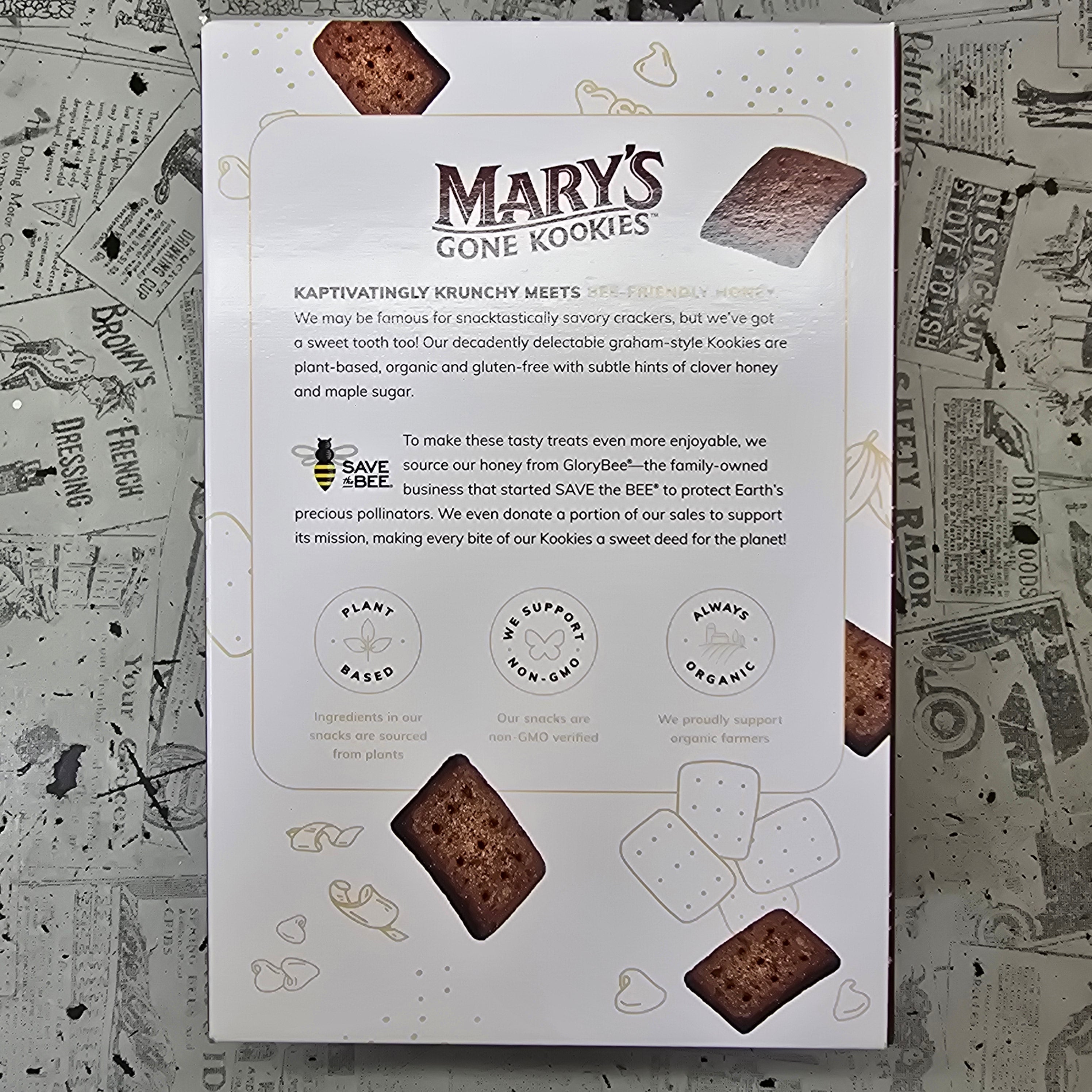 Mary's Gone 有機無麩質,素食,非轉基因,朱古力曲奇