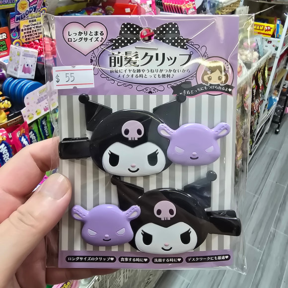 Kuromi 頭型髮夾加大版(日版)