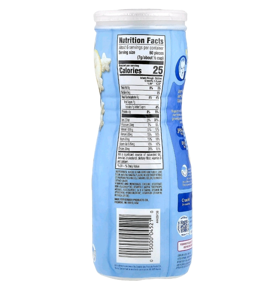 Gerber Snacks for Baby (Banana Puffs)