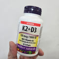 Webber Naturals 維他命K2+D3 (30粒)