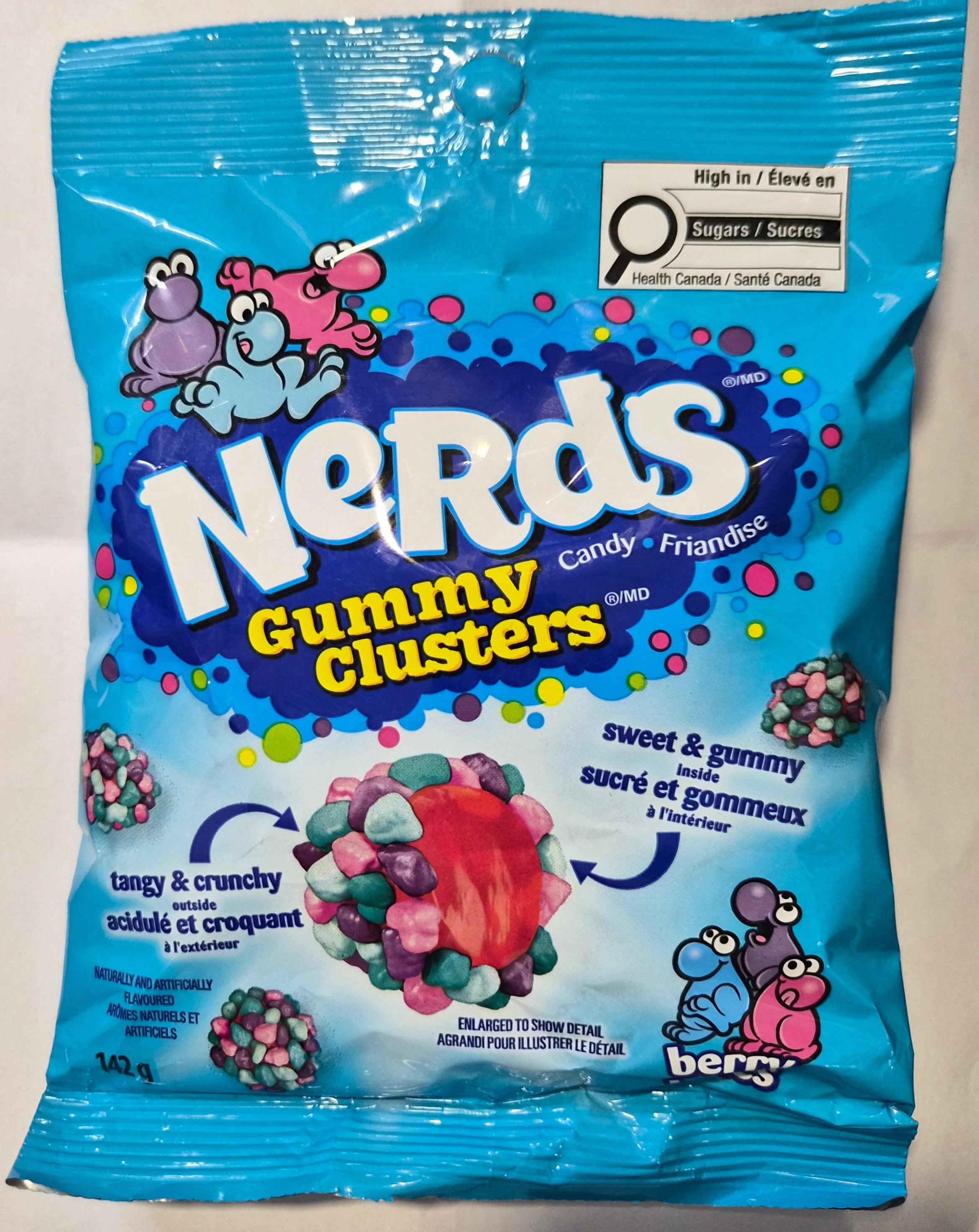 Nerds Gummy Clusters Berry雜莓味脆脆軟糖142g｜美國創意糖果