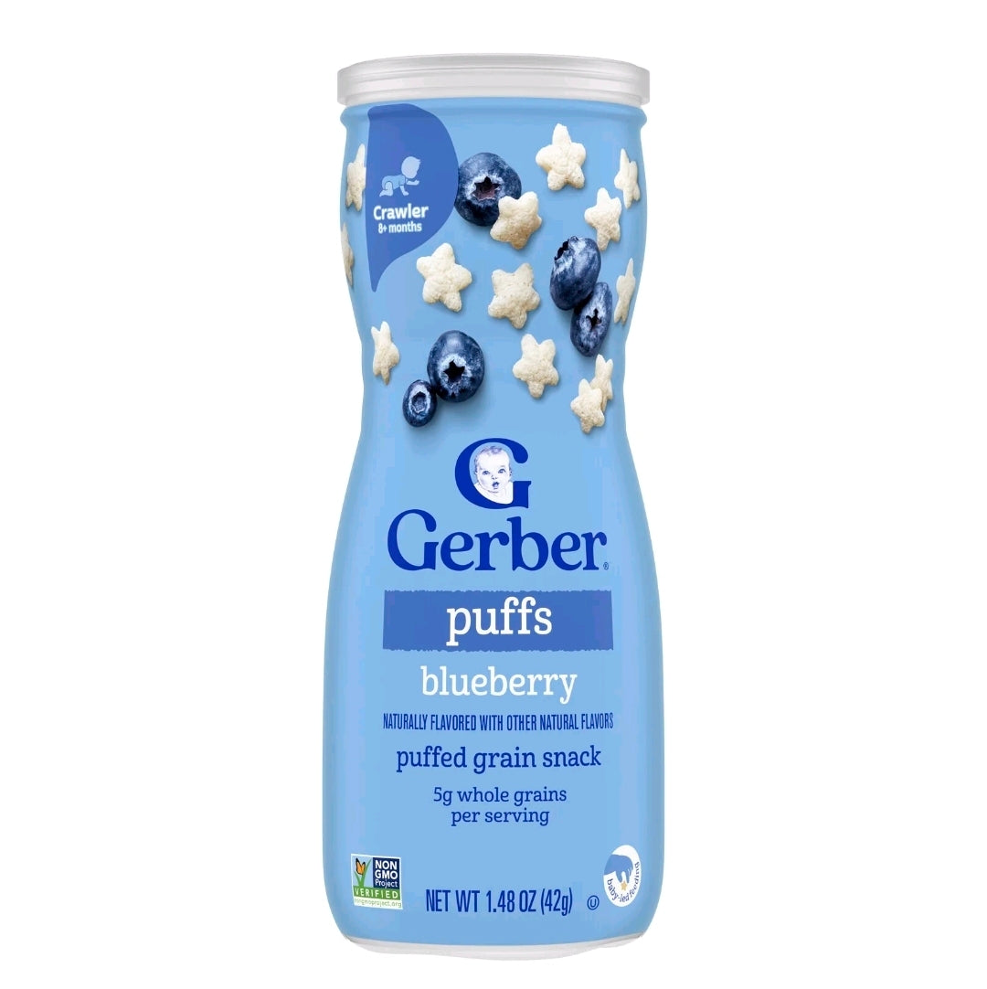 Gerber Snacks for Baby (Blueberry Puffs)