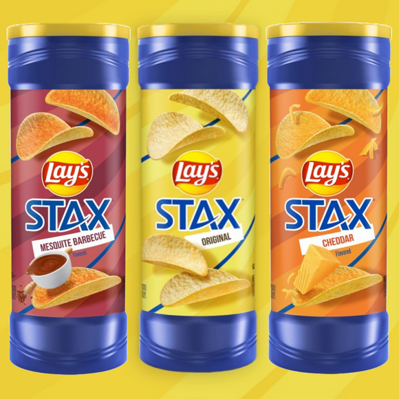 Lay's Stax 美版筒裝薯片(原味/燒烤/芝士)(🇺🇸美版)