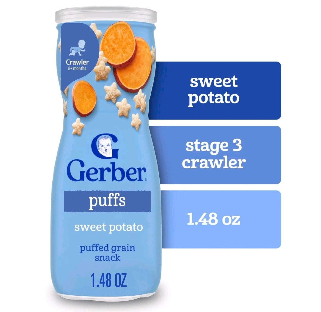 Gerber Snacks for Baby (Sweet Potato Puffs)