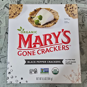 Mary's Gone Organic Super Seed Crackers - Black Pepper 156g