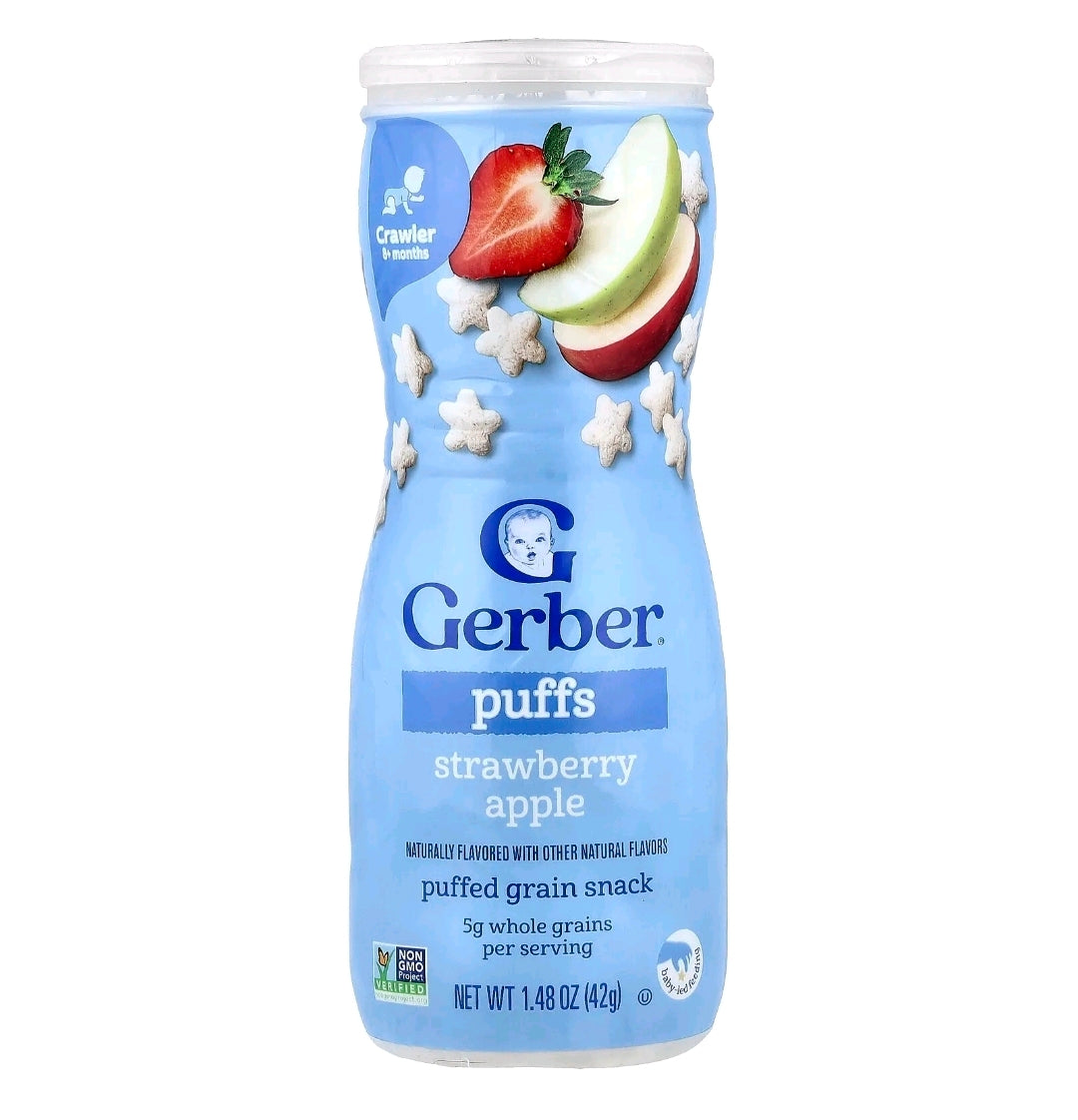 Gerber Snacks for Baby (Strawberry Apple Puffs)