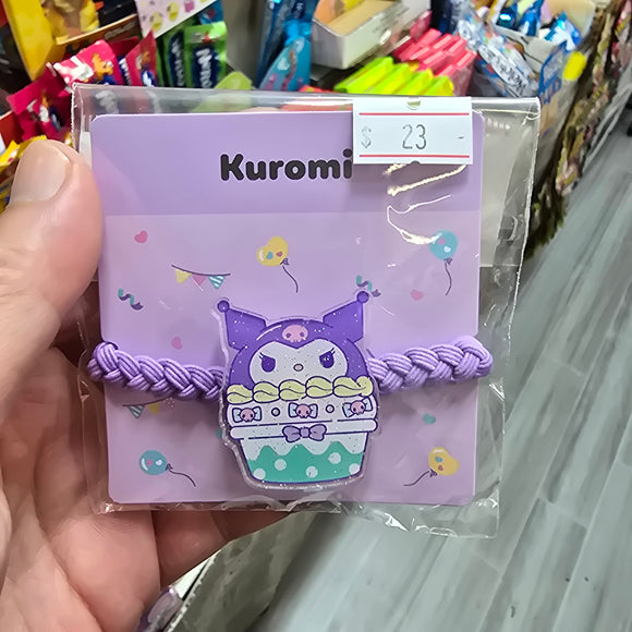 Kuromi 造型 頭髮橡筋圈(韓版)