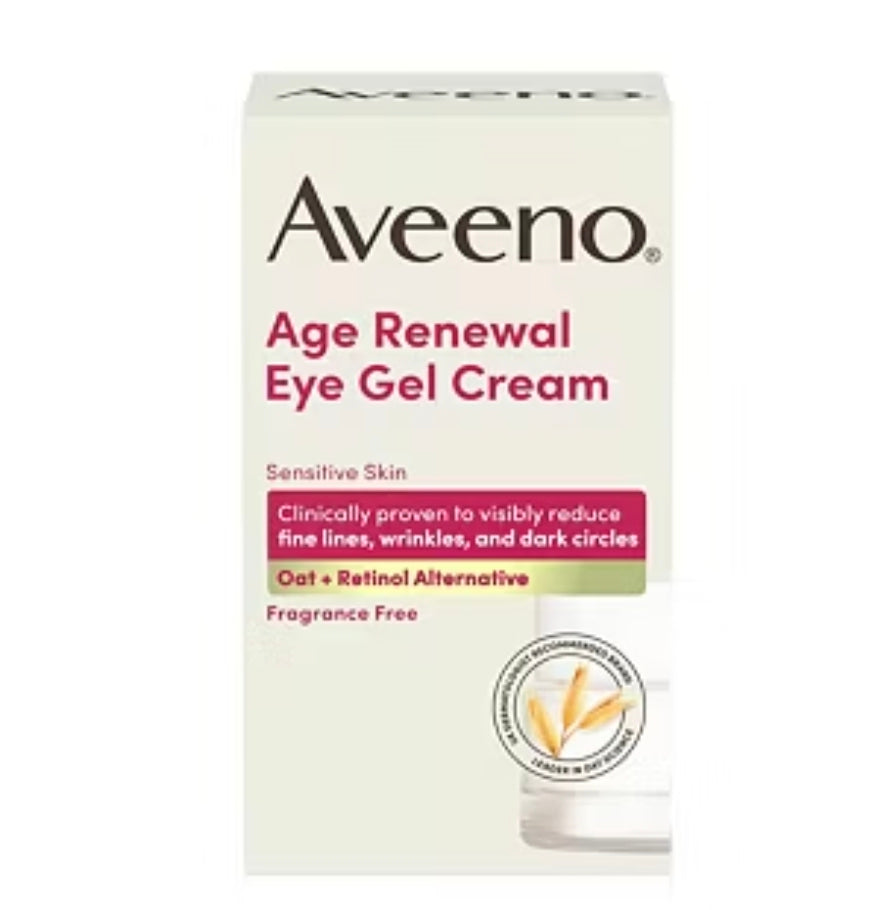 Aveeno Age Renewal Eye Gel 眼部煥活保濕啫喱(美加直送✈️)