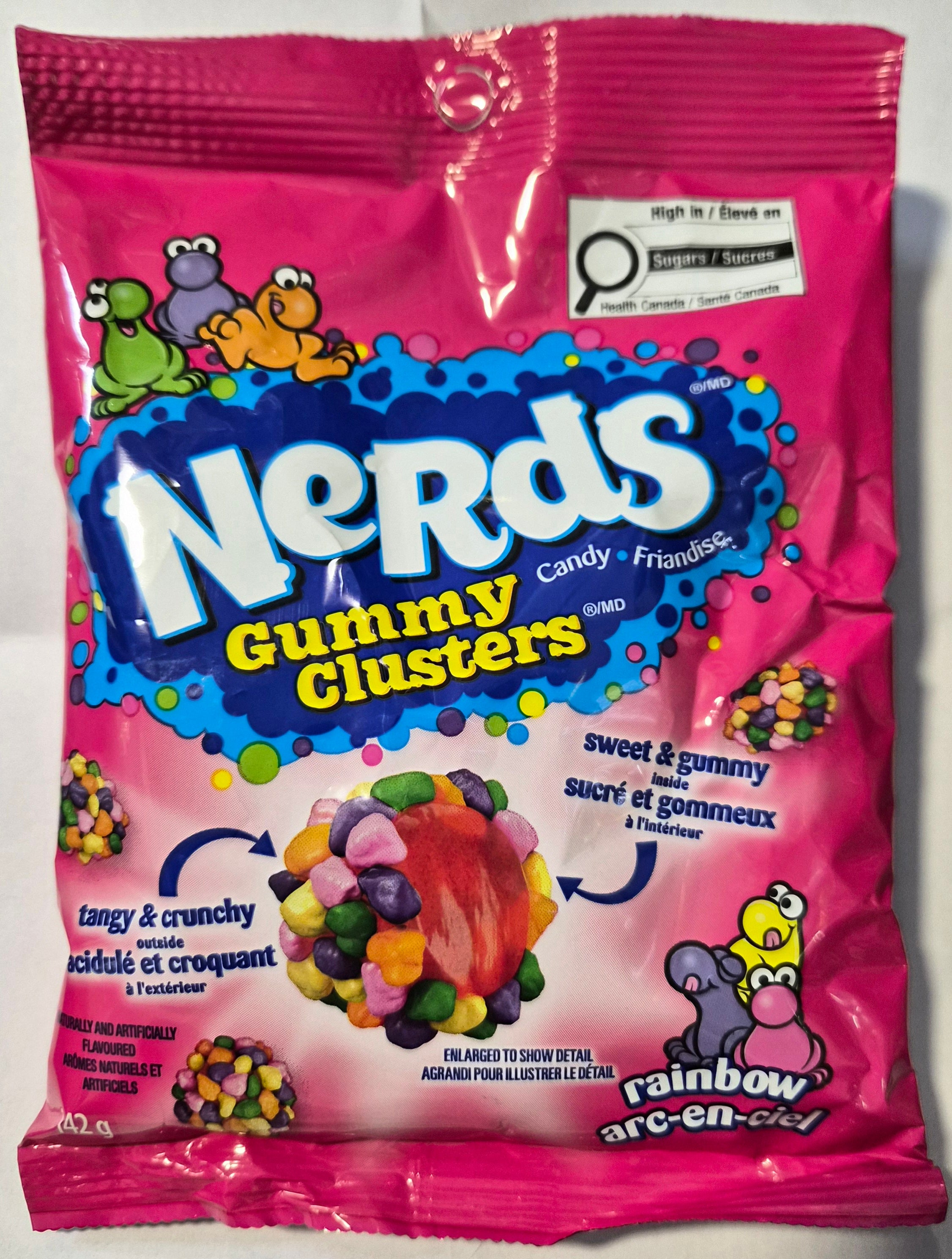 Nerds Gummy Clusters 🌈 Rainbow彩虹味脆脆軟糖142g｜美國創意糖果