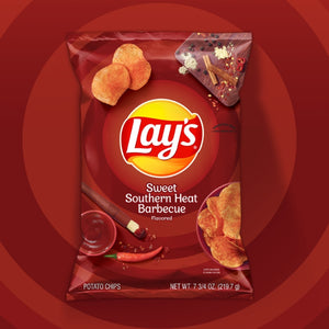 Lays 美國南部燒烤口味薯片184g(美國製)