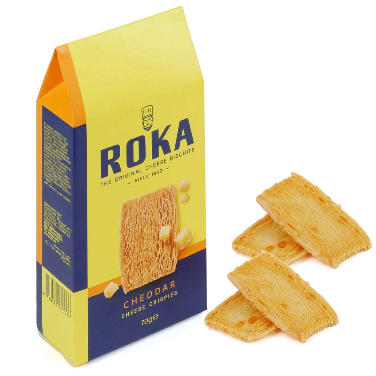 ROKA Cheddar Cheese Crispies 切達芝士脆餅 70g
