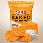 Ruffles "低脂之選"芝士酸忌廉味無麩質焗製薯片170g(美國製)