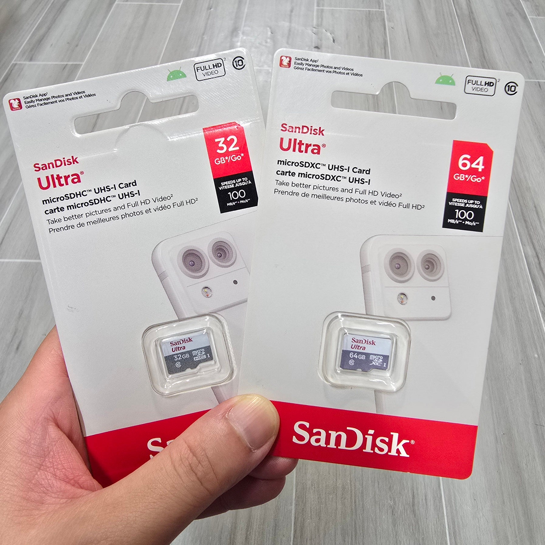SanDisk Ultra microSDHC 100MB/s UHS-I Class 10 32GB 64GB記憶卡