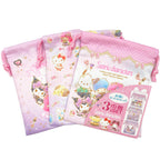 Sanrio甜美角色束口袋三款套裝日版Hello Kitty My Melody Cinnamoroll可愛收納袋