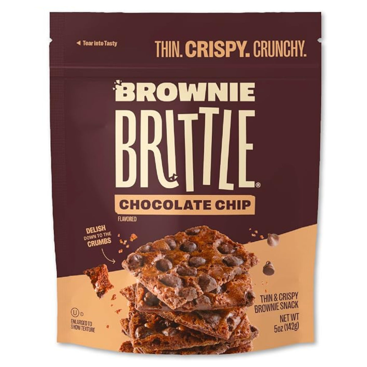 Sheila G Brownie Brittle Chocolate Chip 朱古力粒布朗尼脆片 142g

