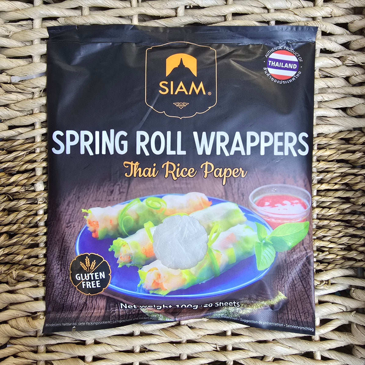 Siam泰國無麩質米紙100g 20張 Thai Rice Paper 越南春卷米紙