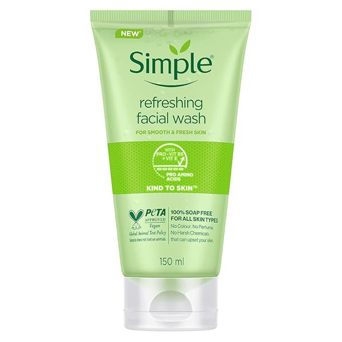 Simple Kind to Skin 清爽洗面乳150ml溫和潔面敏感肌適用