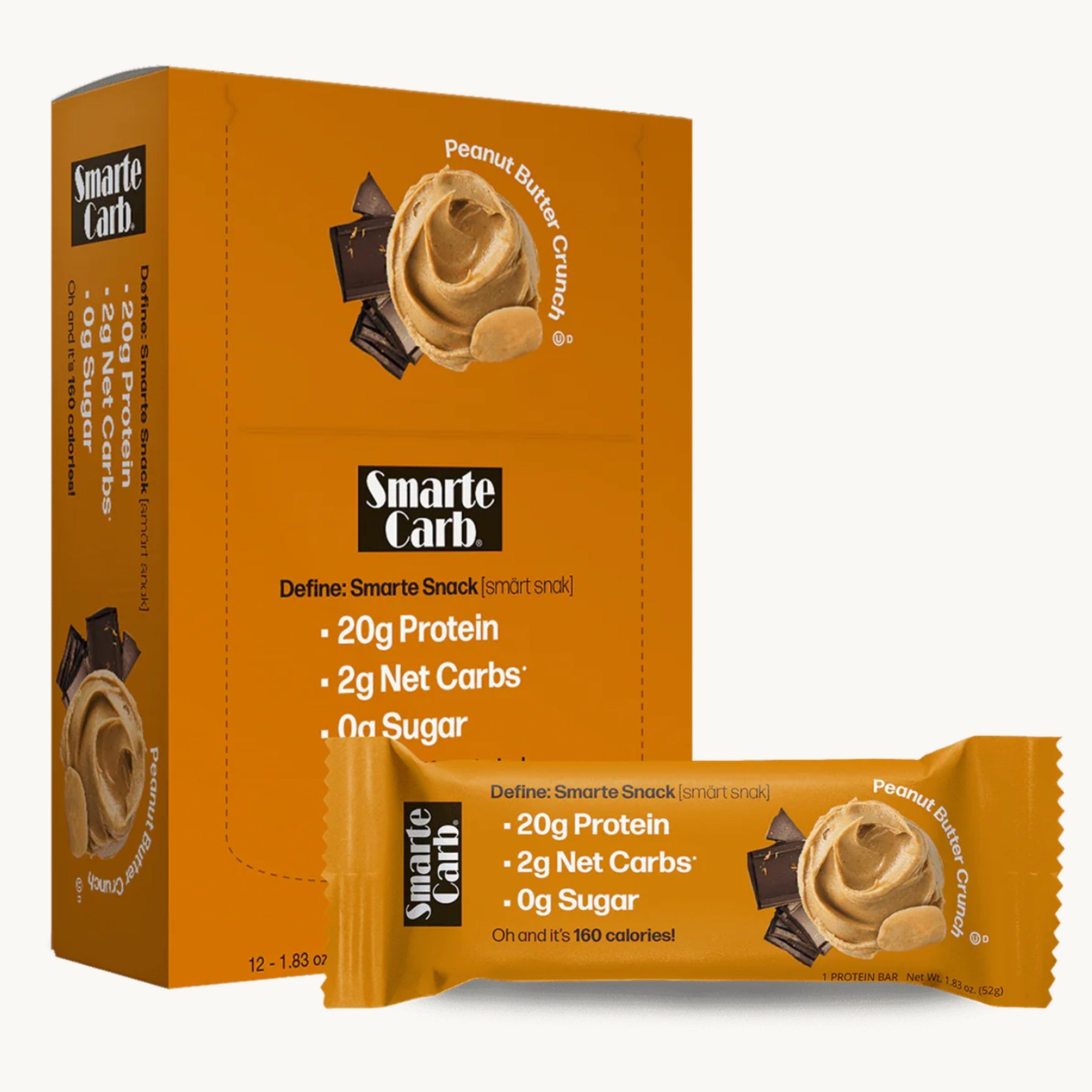 Smarte Carb 花生醬朱古力高蛋白能量棒 52g