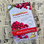 SnackMate 原粒紅莓乾7包｜Whole Dried Cranberries｜175g
