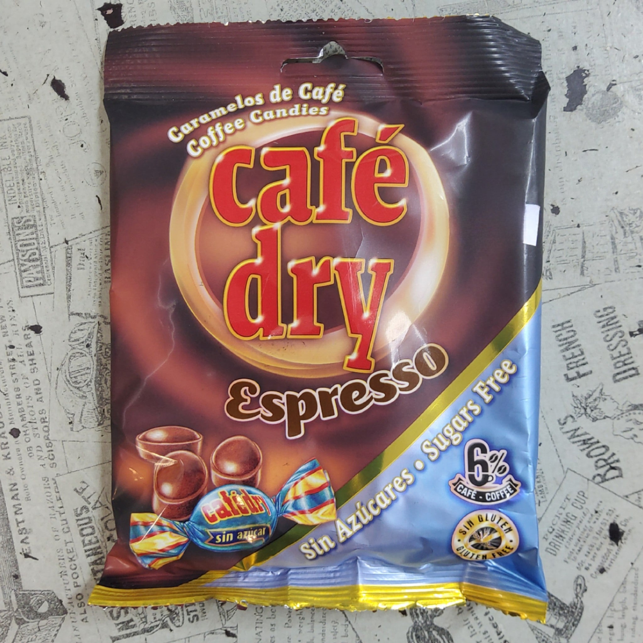 Cafe Dry無糖無麩質特濃咖啡糖65g